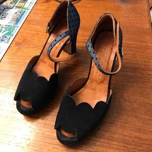 Chie Mihara navy leather heels 36.5